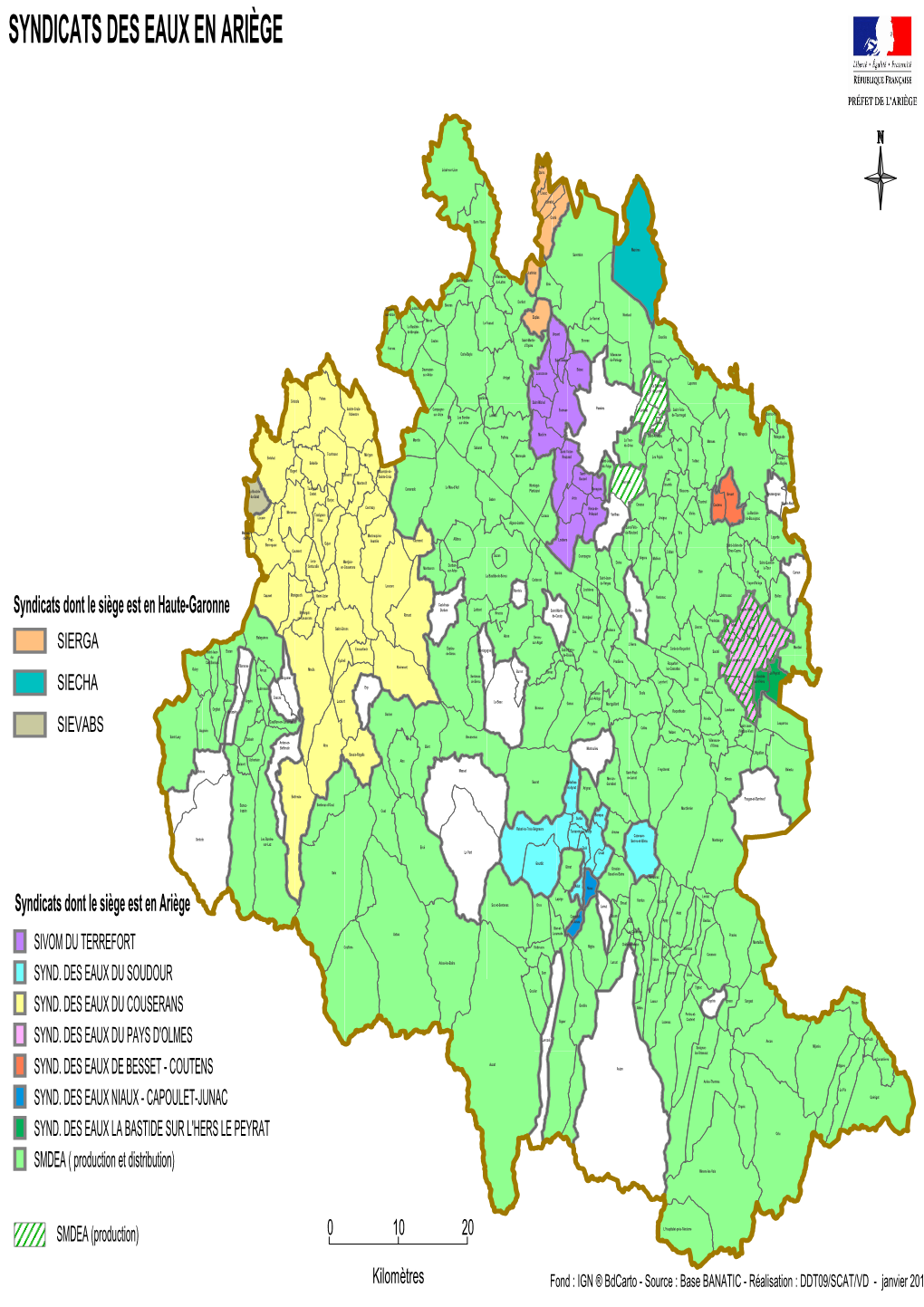 Syndicats Des Eaux En Ariège