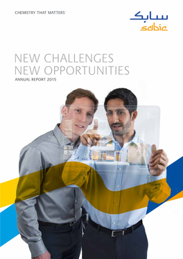 New Challenges New Opportunities Annual Report 2015 New Challenges New Opportunities