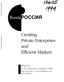 Russian Privatization Results Ers