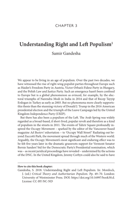 Critical Theory and Authoritarian Populism.Pp