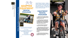 Adaptive Equipment