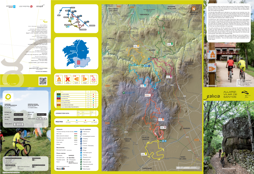 Routes of MTB Centre in Allariz-Vilar De Santos