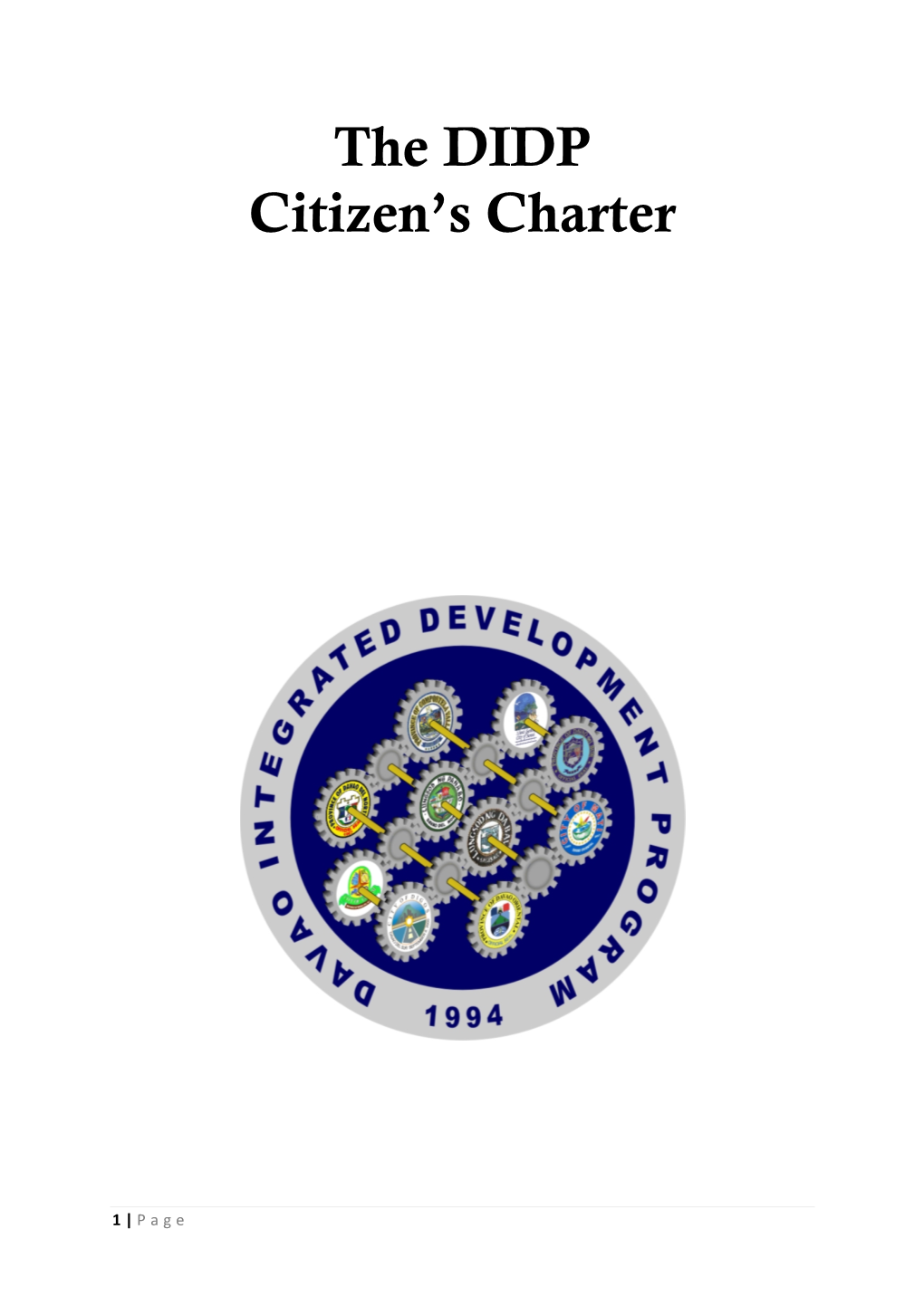 The DIDP Citizen's Charter