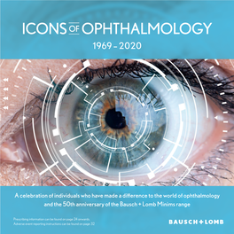 Icons of Ophthalmology 1969–2020