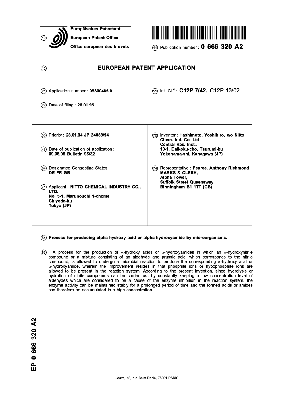 Process for Producing Alpha-Hydroxy Acid Or Alpha-Hydroxyamide by Microorganisms