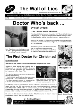 Doctor Who's Back