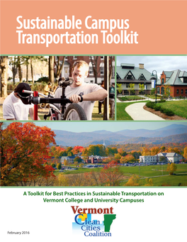 Sustainable Campus Transportation Toolkit