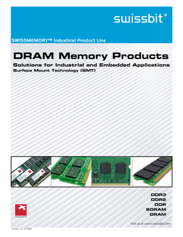 Swissbit SMT Memory Product Guide Rev1.9.Pub