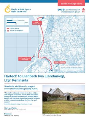 Harlech to Llanbedr (Via Llandanwg), Llŷn Peninsula