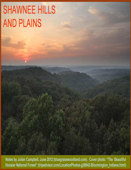 Shawnee Hills and Plains: an Ecoregion for Focus on Conservation