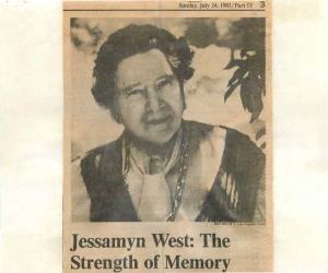 Jessamyn West: the Strength of Memory -...:.1