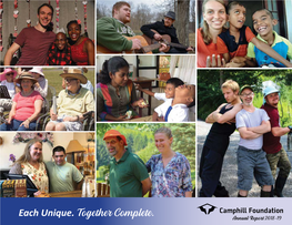 Each Unique. Together Complete. Annual Report 2018-19 Who We Are