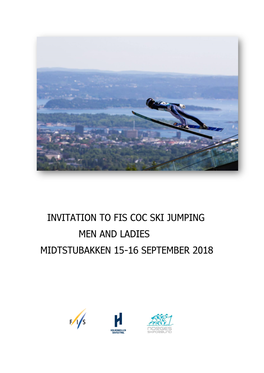 Invitation to Fis Coc Ski Jumping Men and Ladies