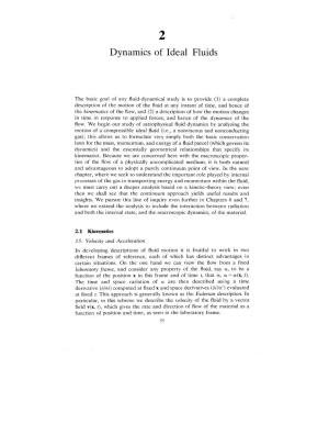 Dynamics of Ideal Fluids