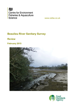 Sanitary Survey Beaulieu River