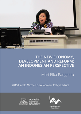 An Indonesian Perspective Mari Elka Pangestu March 2015