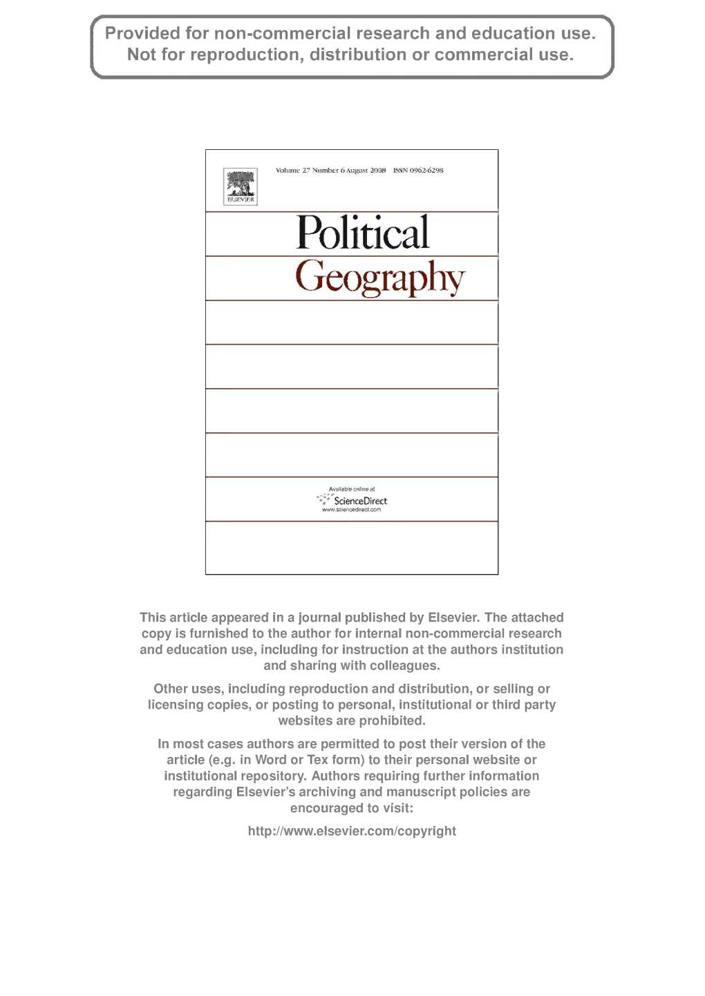 Political Geography