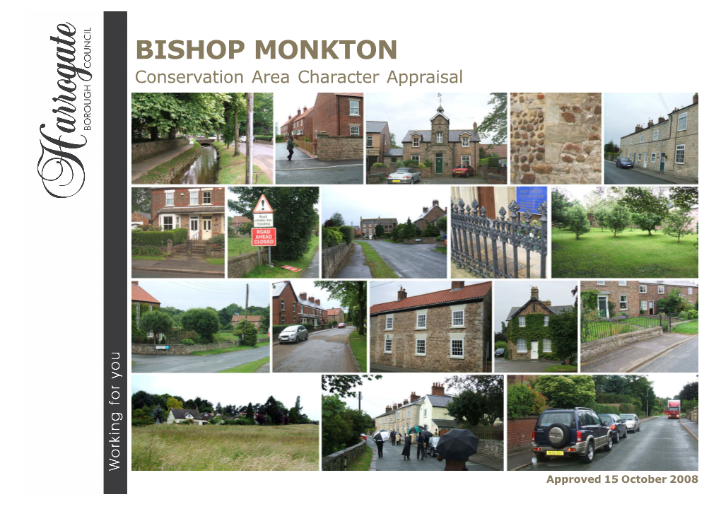 BISHOP MONKTON Conservation Area Character Appraisal