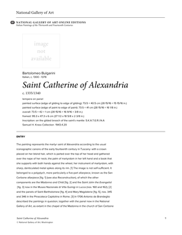 Saint Catherine of Alexandria C