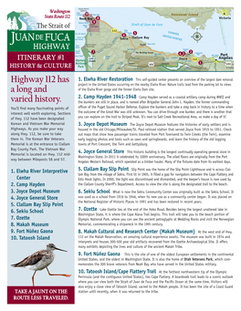 Juan De Fuca 6 Highway 7 4 3 2 Itinerary #1 1 History & Culture