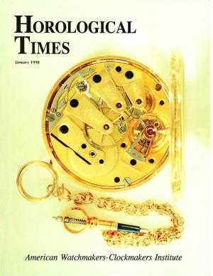 Horological TIMES January 1998