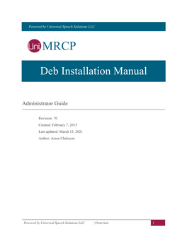 Debian Installation Manual