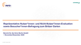 Evaluation Britzer Garten Chartbericht