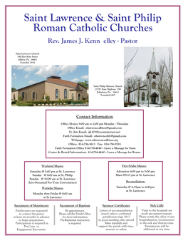 Saint Lawrence & Saint Philip Roman Catholic Churches