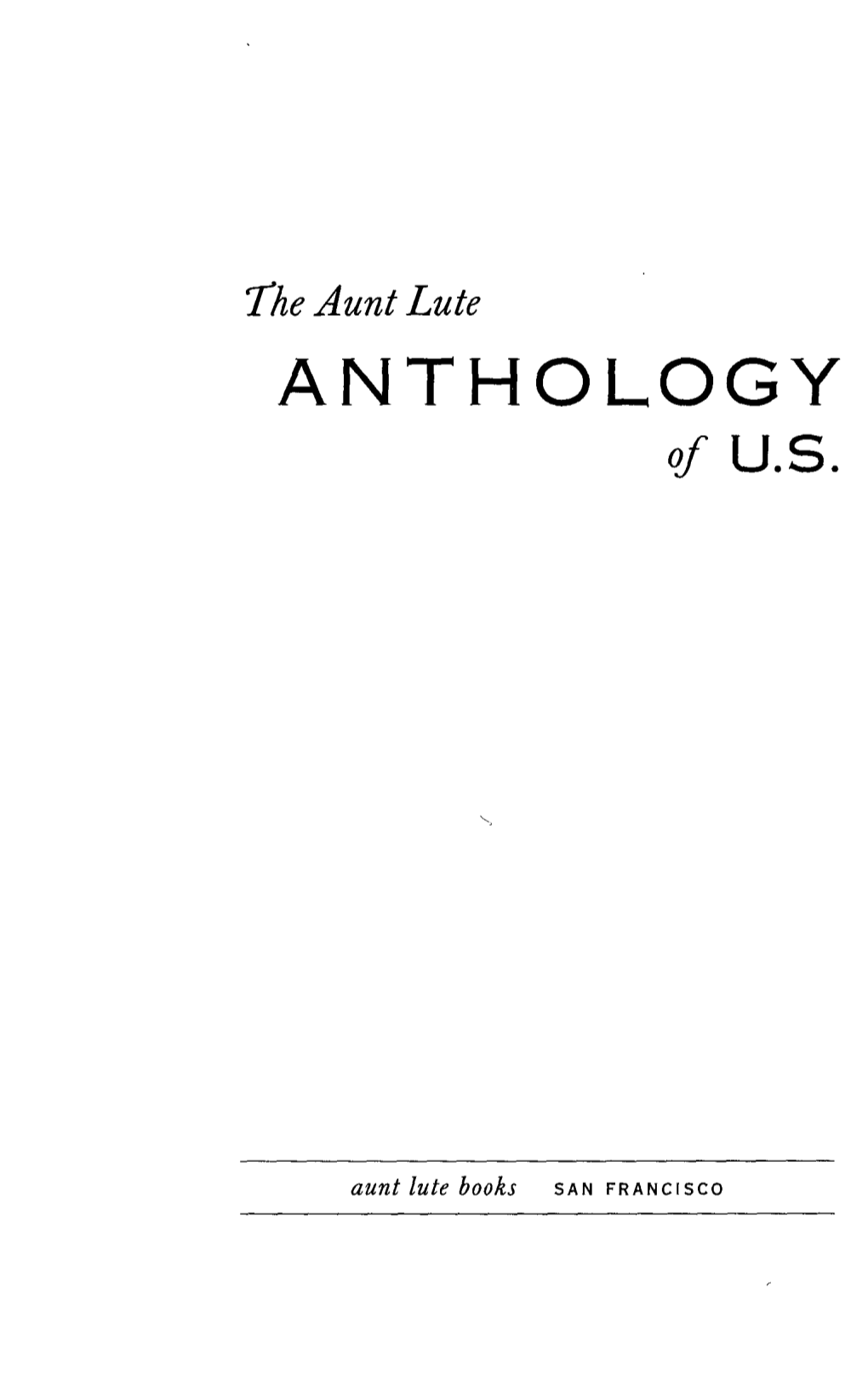 ANTHOLOGY of U.S