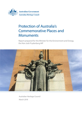 Protection of Australia's Commemorative Places And