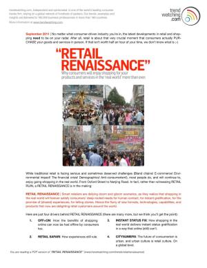 2011-09 RETAIL RENAISSANCE.Pdf
