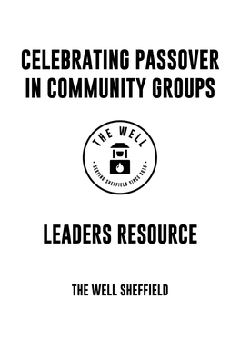Passover Leaders Resource