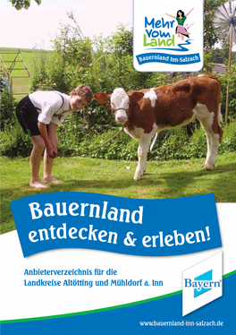 DOWNLOAD Bauernland Inn-Salzach Broschüre Und Anbieterverzeichnis
