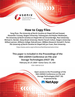 How to Copy Files