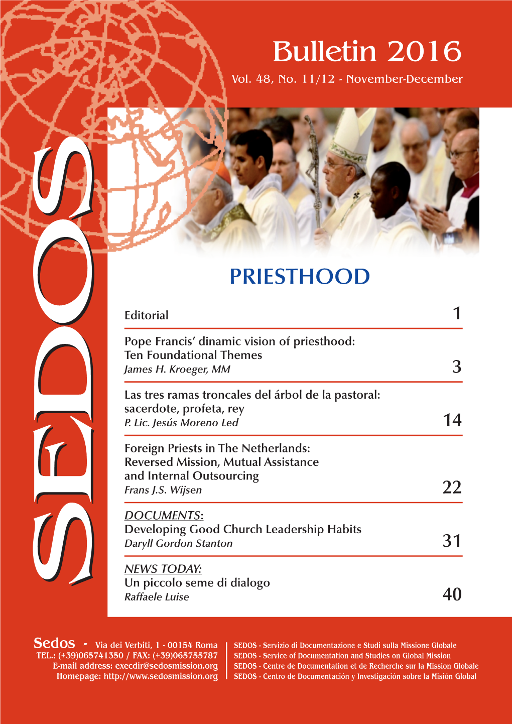 Pope Francis' Dynamic Vision of Priesthood