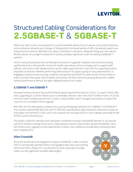 2.5Gbase-T & 5Gbase-T