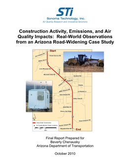 Construction Activity, Emissions, and Air Quality Ipacts