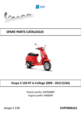 Vespa-S150 2010-2014 (USA)