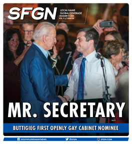 Buttigieg First Openly Gay Cabinet Nominee