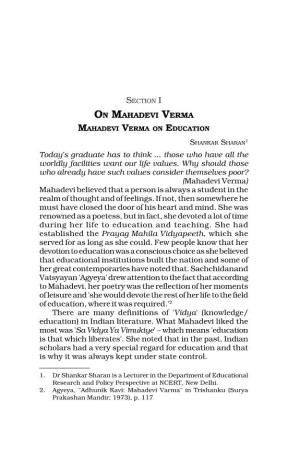 4Th Mahadevi Verma Memorial Lecture Series