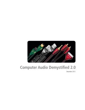 Computer Audio Demystified 2.0 December 2012