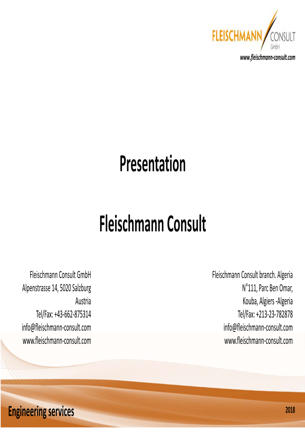 Presentation Fleischmann Consult