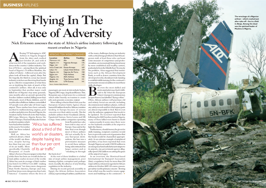 Flying in the Face of Adversity (PDF of Layout)