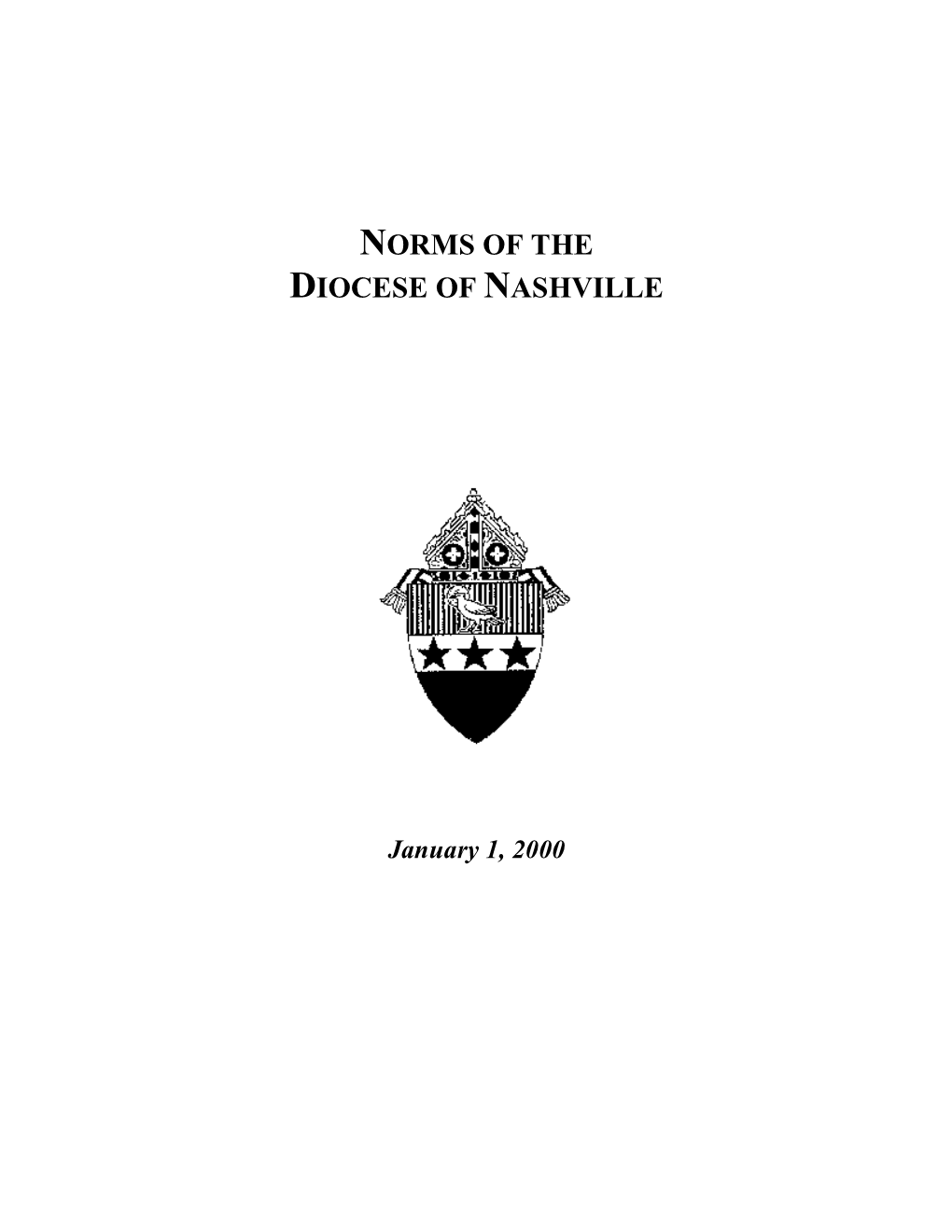 Norms of the Diocese of Nashville
