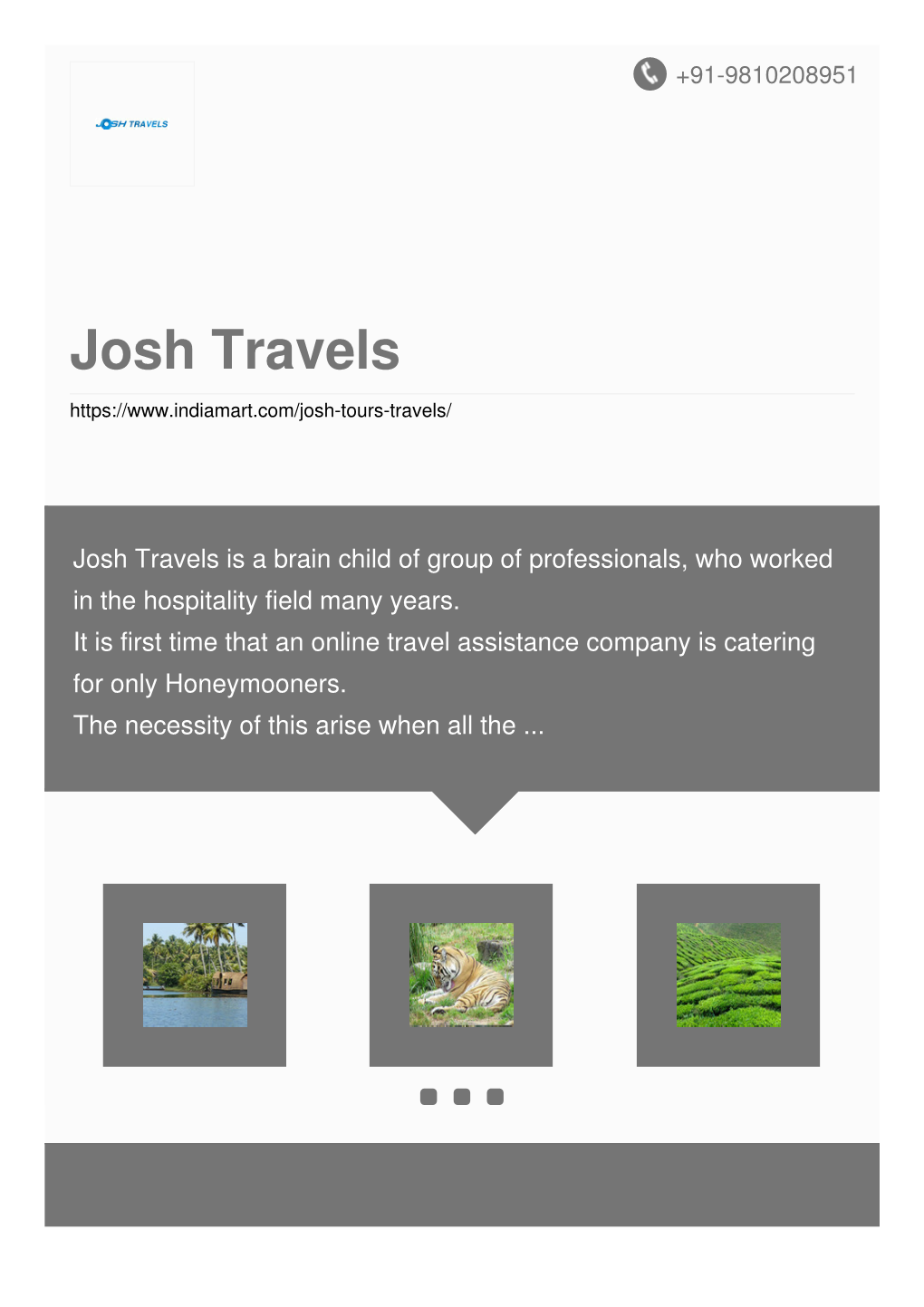 Josh Travels