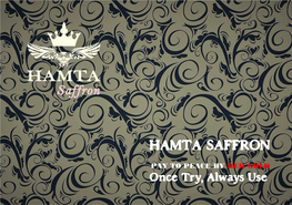 Hamta Saffron Profile