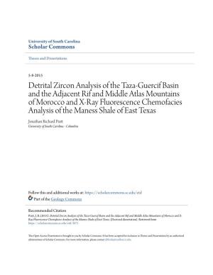 Detrital Zircon Analysis of the Taza-Guercif Basin and The