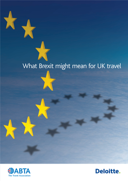 What Brexit Might Mean for UK Travel