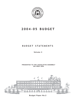 2004–05 Budget