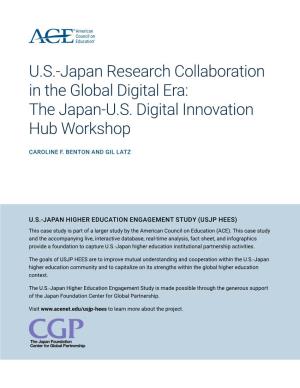 The Japan-US Digital Innovation Hub Workshop